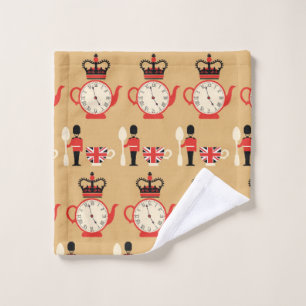 motif du thé anglais transparent