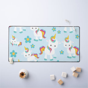 Motif D'Unicornes, De Mignons Unicornes, Fleurs