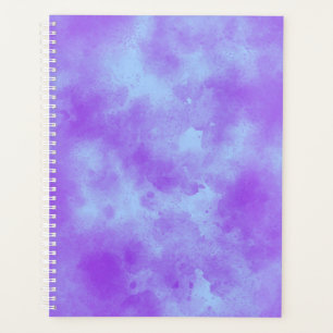 Motif élégant d'effet de nuage d'orage bleu / viol