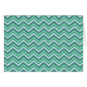 Motif Emerald Chevron à facettes