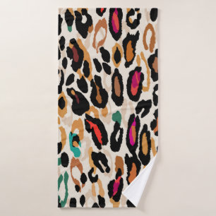 Motif empreinte de léopard transparent