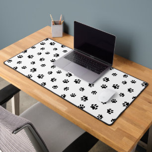 Motif empreintes de pattes noires mignonnes