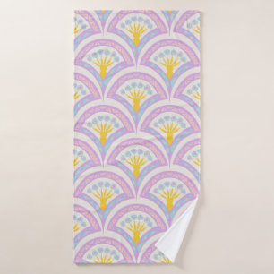 Motif en coquille de couleur pastel