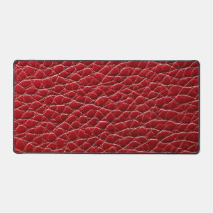 Motif en cuir rouge