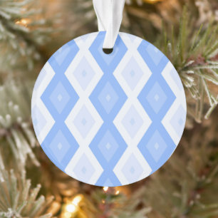 Motif en diamant bleu pâle
