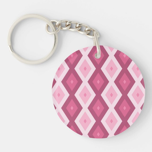 Motif en diamant rose (Devant)