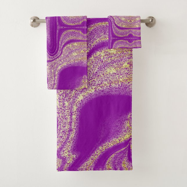 Motif en marbre abstrait violet moderne (En situation)