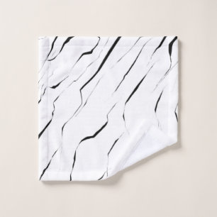 Motif en marbre blanc noir moderne