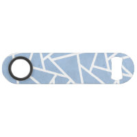 Motif en mosaïque bleu pâle et blanc