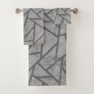 Motif en mosaïque gris