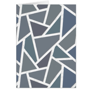 Motif en mosaïque gris bleu