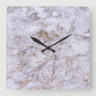 Motif en pierre de marbre Acrylique Horloge murale