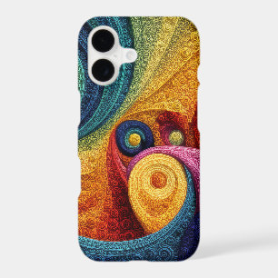 Motif en spirale abstrait Texture de tourbillon 3D