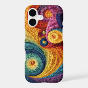Motif en spirale abstrait Texture en spirale 3D co