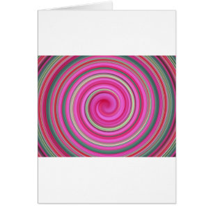 Motif en spirale rose