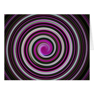 Motif en spirale violette