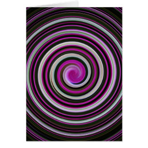 Motif en spirale violette