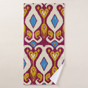 Motif en tissu ikat traditionnel