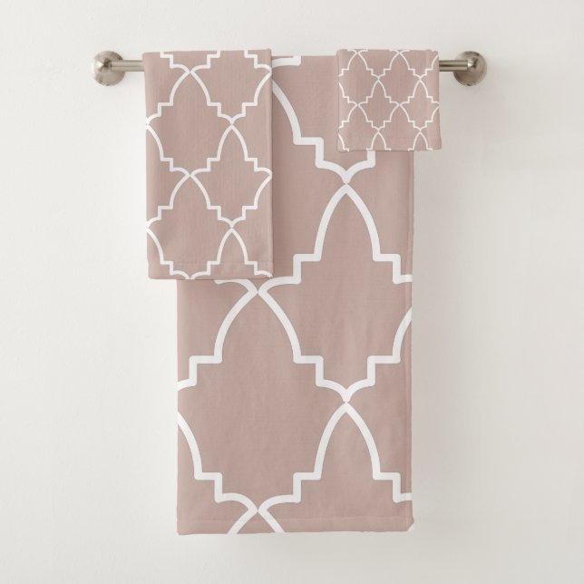 Motif en treillis marocain beige (En situation)