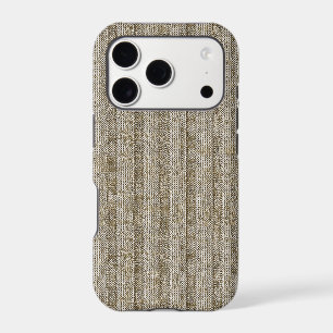 Motif en tricot rayé Jersey dans un beige doux