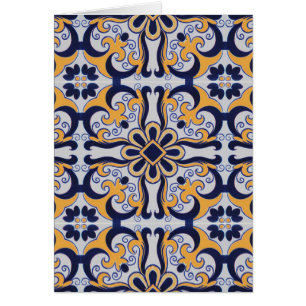 Motif en tuiles portugaises