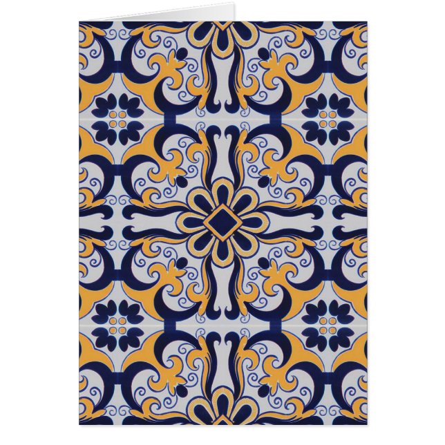 Motif en tuiles portugaises (Devant)
