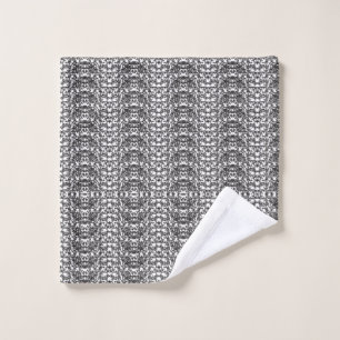 Motif en V extensible gris clair sur un b blanc