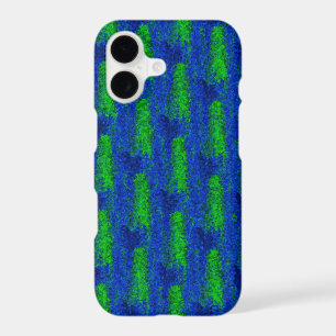 Motif en verre brisé bleu vert