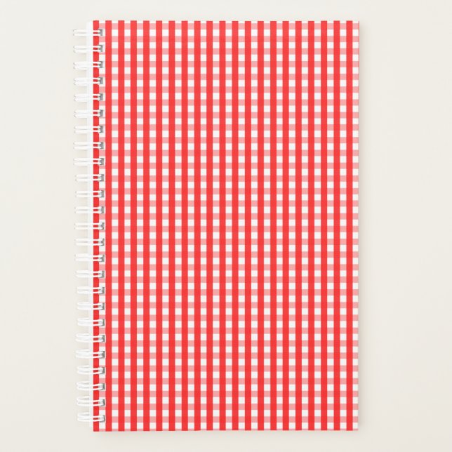 Motif En vichy rouge et blanc (Devant)