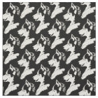 Motif enroué de chien de tissu de chien de