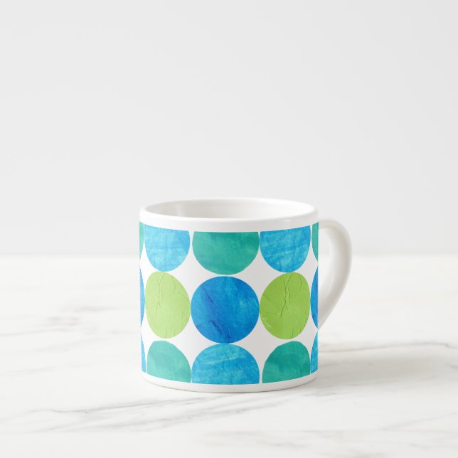 Motif Espresso Mug avec Blue Moons (Devant droit)