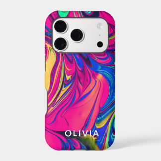 Motif esthétique de couleur vibrante