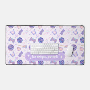 Motif esthétique lavande pastel personnalisé y2k