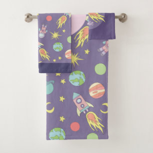Motif et nom du vaisseau spatial Girl's Pink Rocke