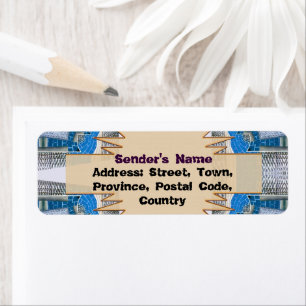 Motif et texte fractionné psychédélique