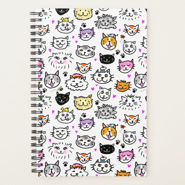 Motif face chats Whimsical (Devant)