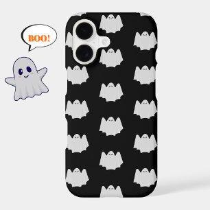 Motif fantôme noir et blanc Halloween élégant et a
