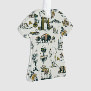 Motif faunique du parc national Yellowstone