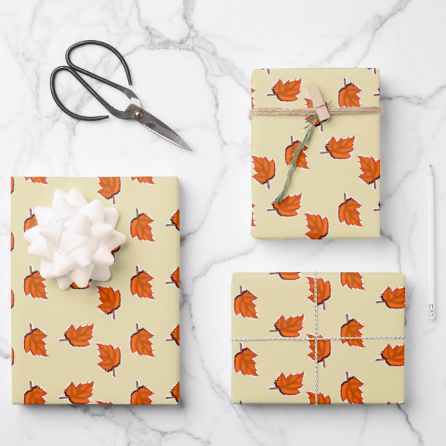 motif feuille Brown sec (Recto)