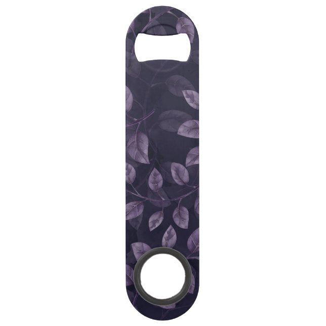 Motif Feuille couleur pourpre (Devant)