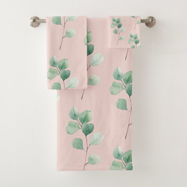 Motif Feuille d'aquarelle moderne (En situation)