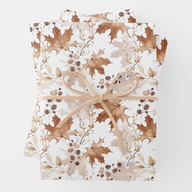 Motif Feuille de l'érable d'automne Thanksgiving (En situation)