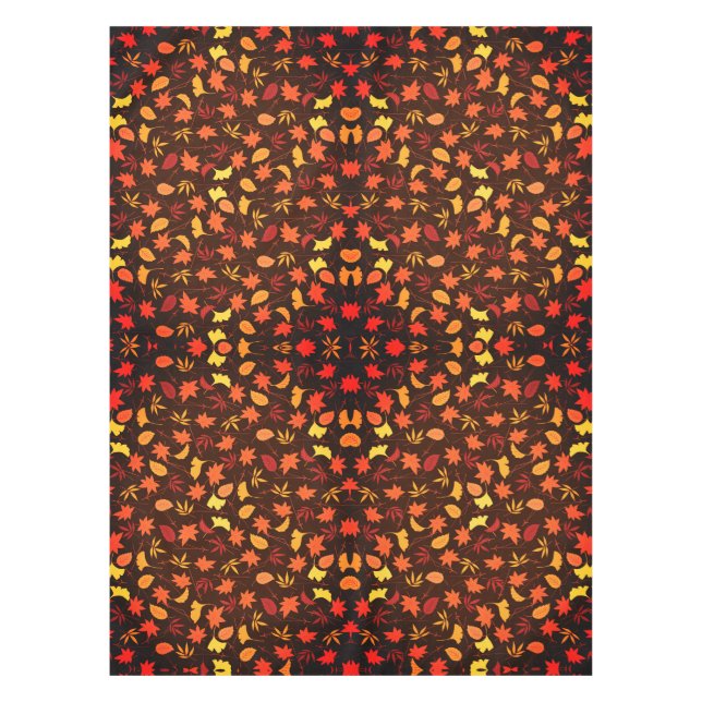 Motif Feuille nappe automne (Devant)