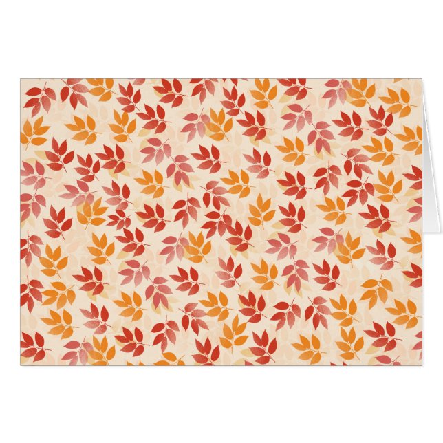 Motif Feuilles d'automne (Devant horizontal)