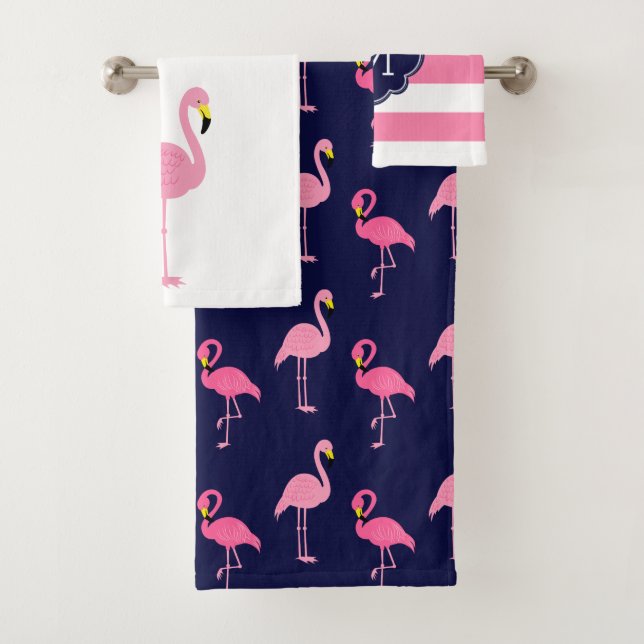 Motif Flamants roses amusants (En situation)