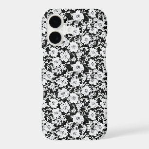 Motif Fleur de Dentelle Blanche