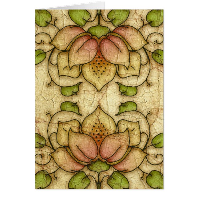 Motif Fleur Et Vin (Devant)