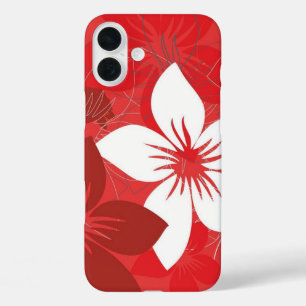 Motif Fleur Rouge Coque-Mate Samsung Coque Galaxy