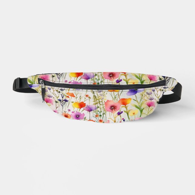 Motif fleur sauvage chic aquarelle (Recto)