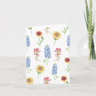 Motif Fleur sauvage du Texas Blank